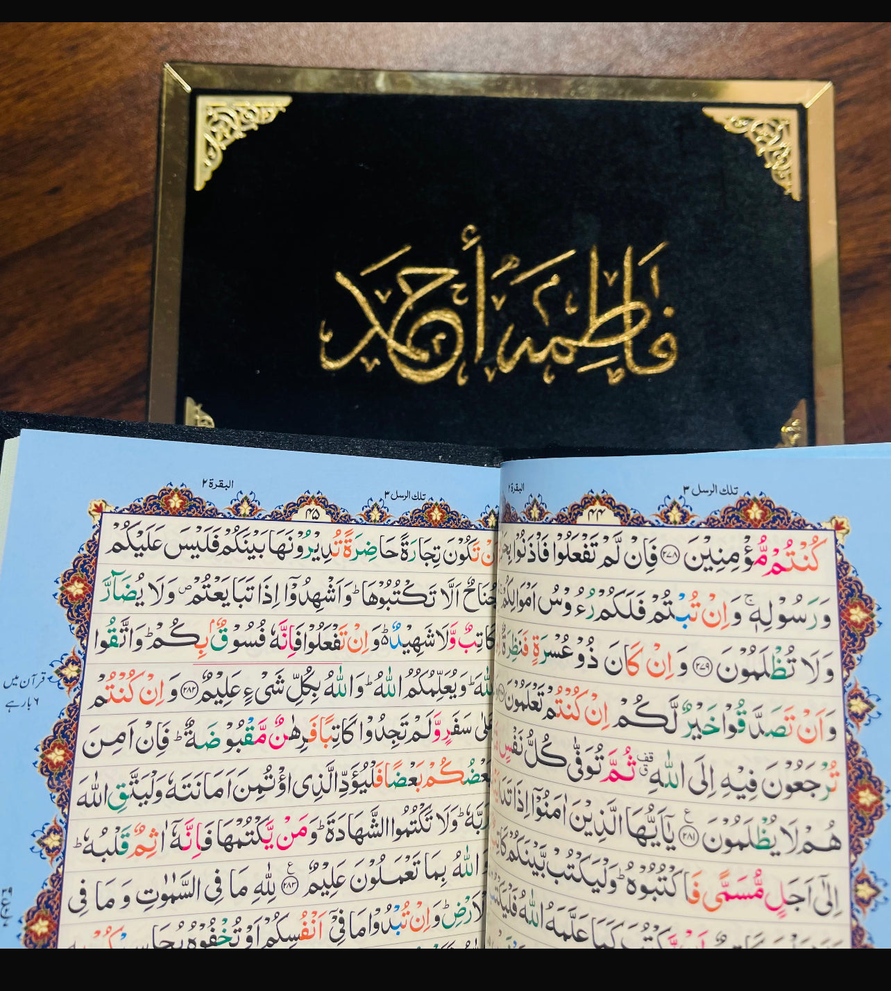 Customized Velvet Quran Pak