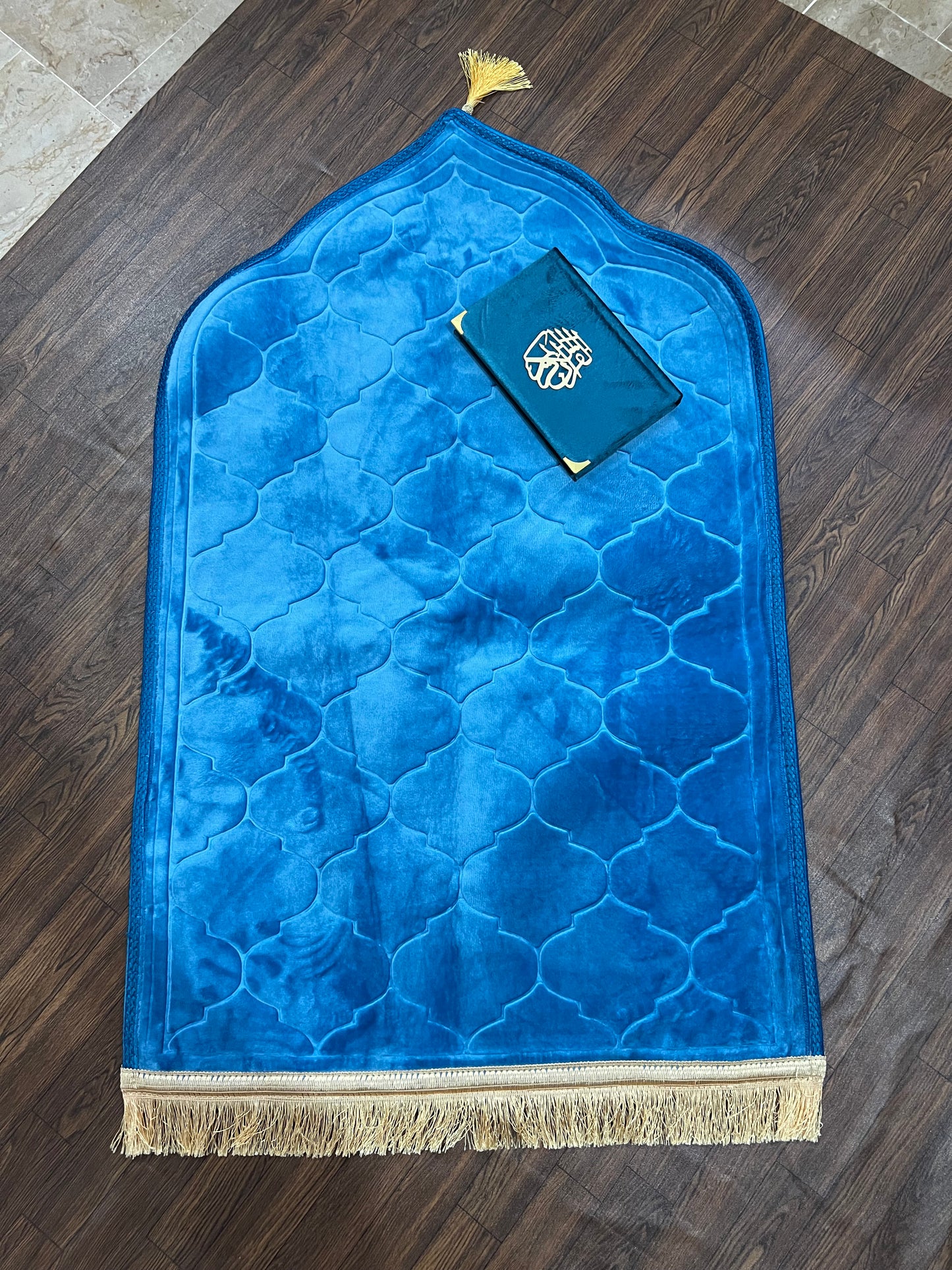 Customised Prayer Mat with Quran
